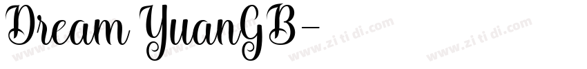 Dream YuanGB字体转换